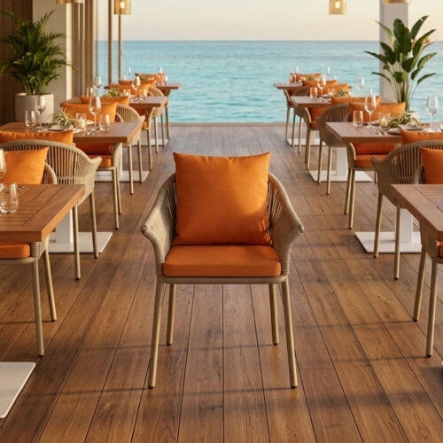 rope dining chairs for outdoor restaurant furniture hayori