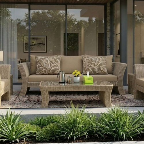 outdoor sofa premium patio furniture 3 seater couch moonday