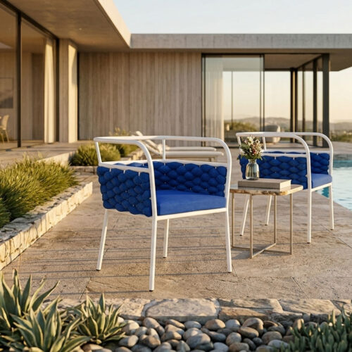 balcony chair sock rope wicker furniture bondi