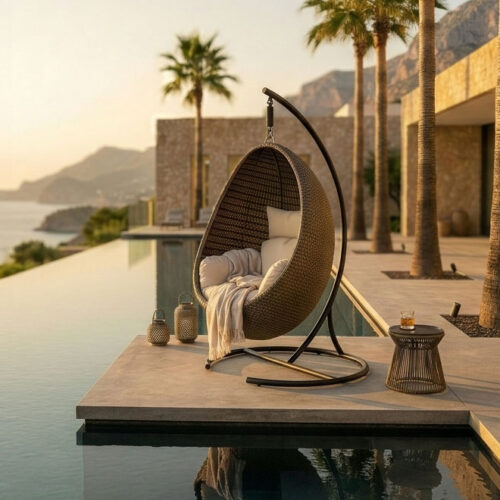 hanging egg chair for patio furniture cacoon