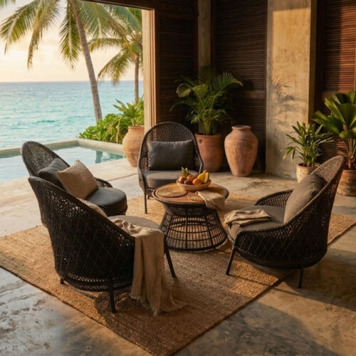 patio outdoor chair Mongol high back