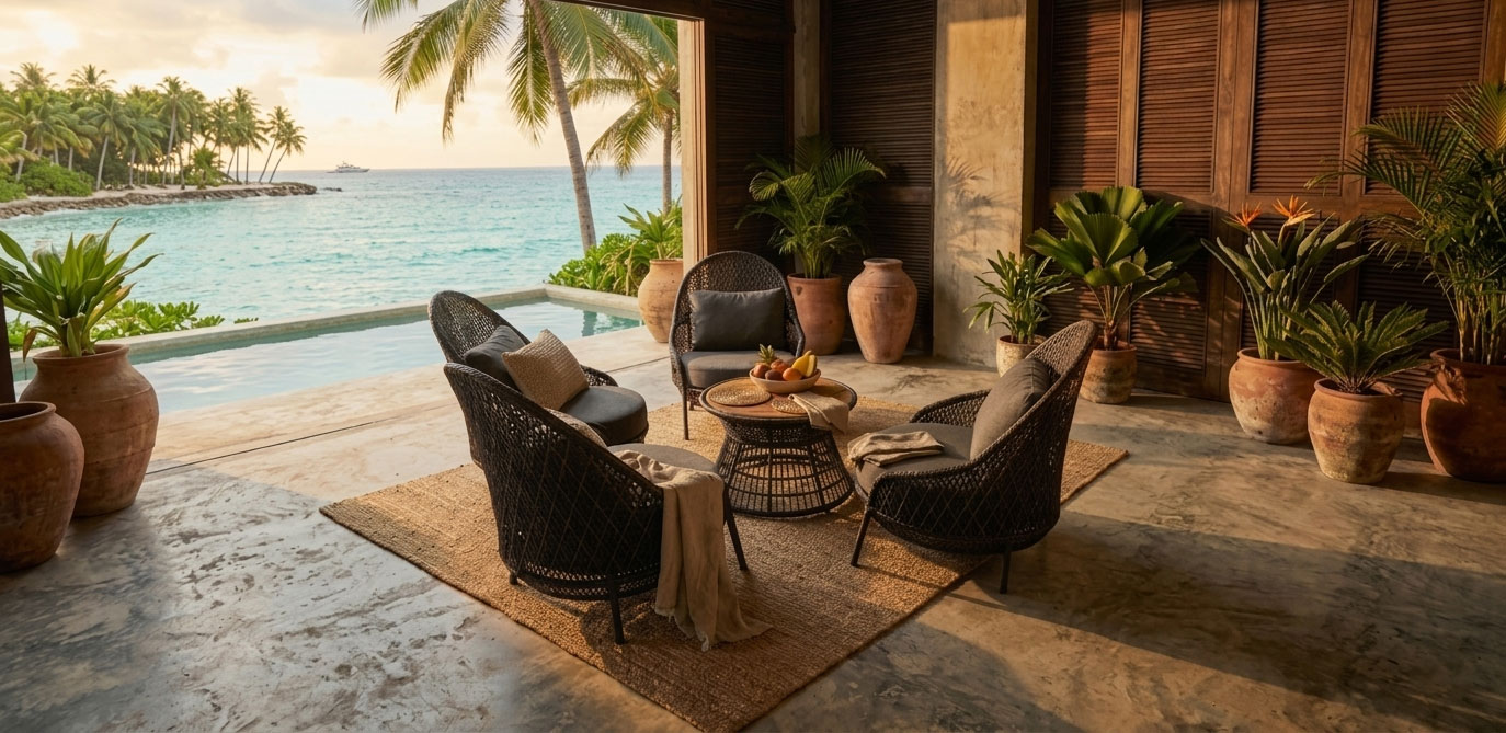 patio outdoor chair Mongol high back