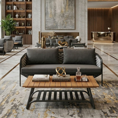 luxury wicker sofa double two 2 seater navagio