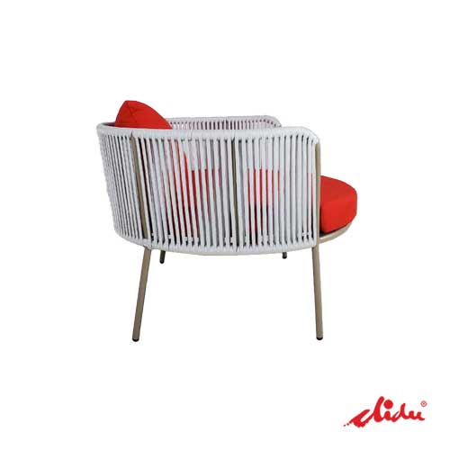 lounge chair wicker rope outdoor furniture tortuga