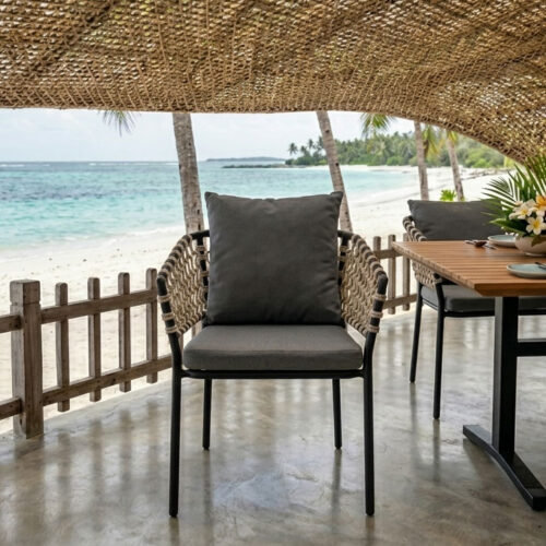 rope dining chair for outdoor restaurant furniture set yokari