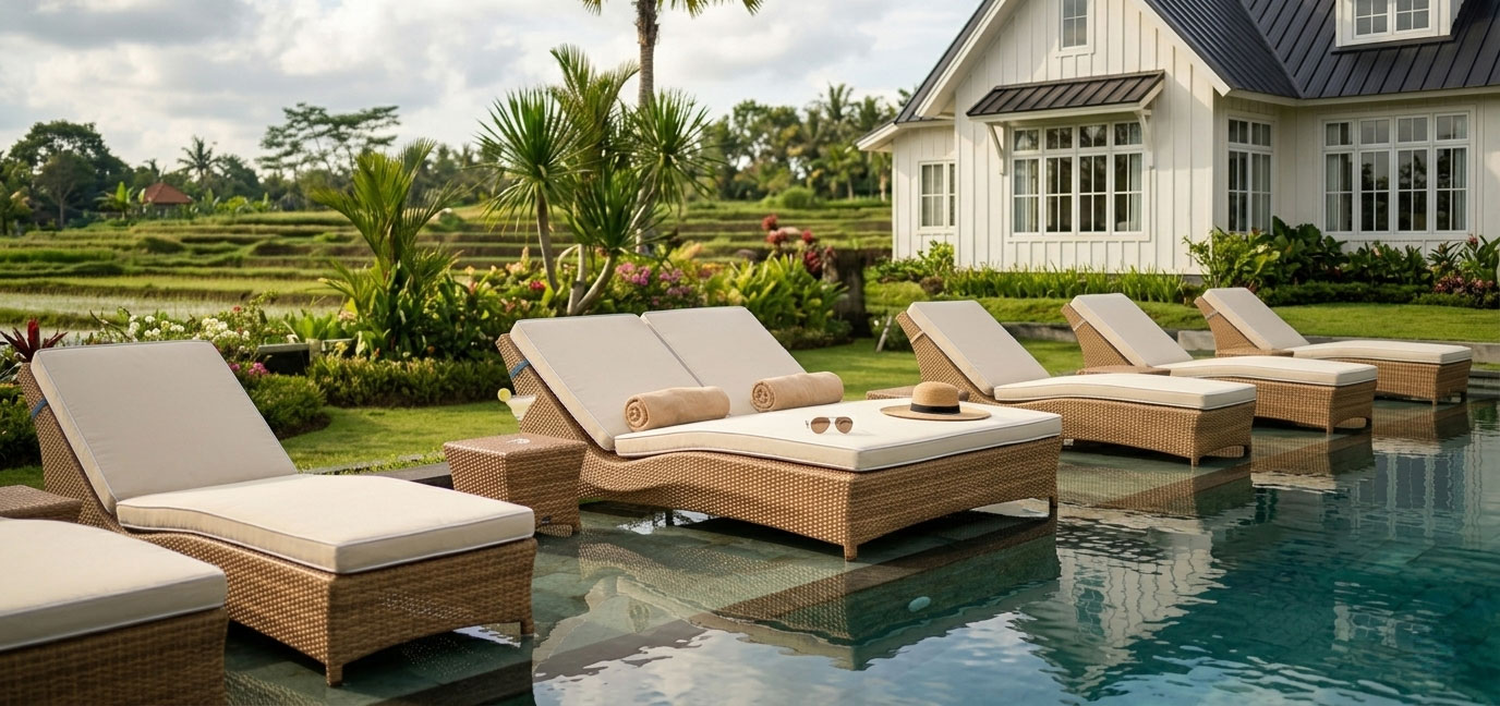 outdoor chaise sun lounger for luxury hotels and resorts blanko