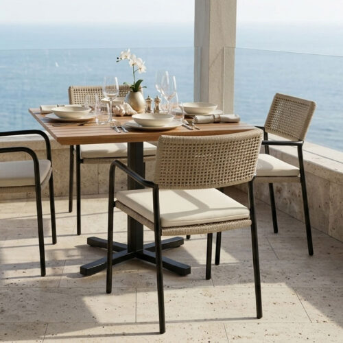 dining chair rope patio premium furniture Anafi Patio Furniture 2023