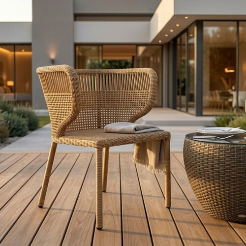 outdoor chairs wicker patio dining seat lora