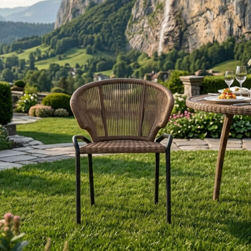 outdoor wicker chair for garden furniture fresco