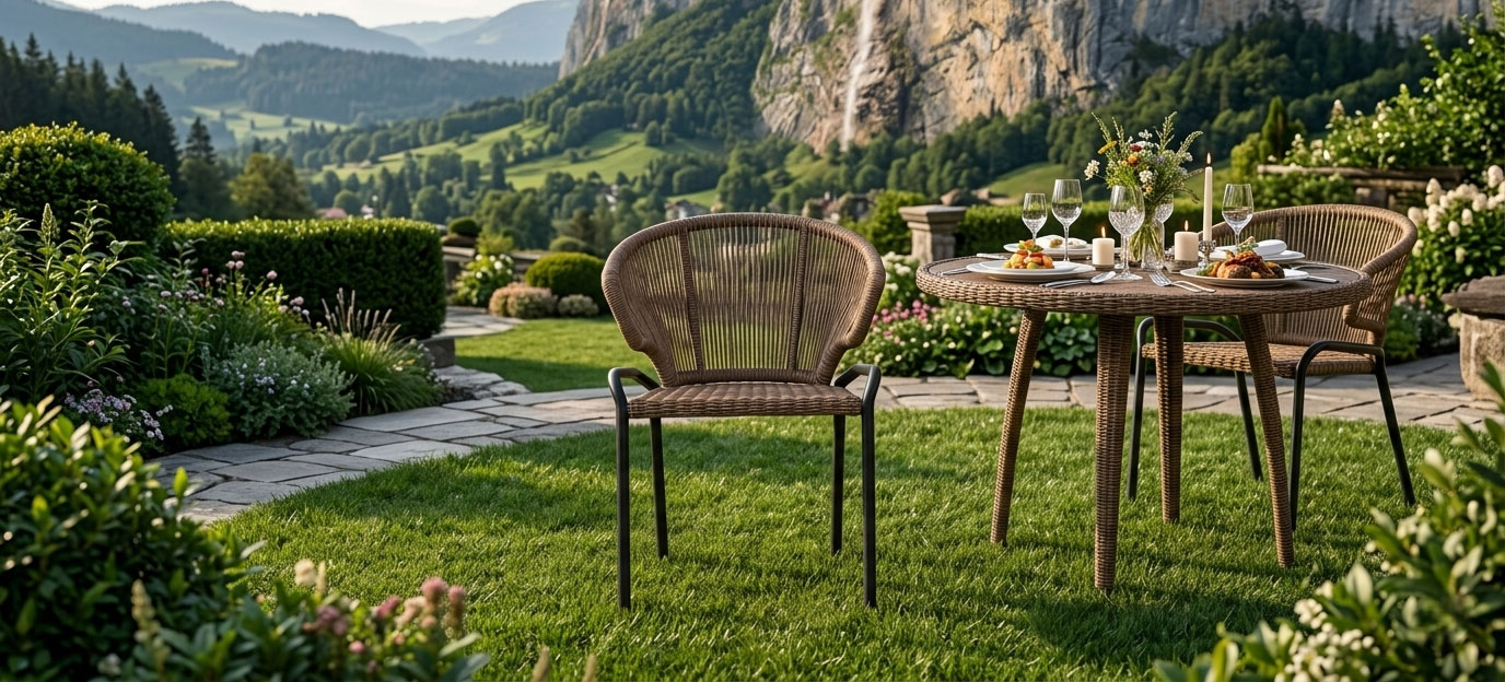 outdoor wicker chair for garden furniture fresco
