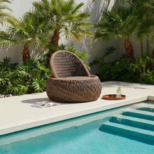 balcony rope chair weatherproof outdoor seat vovana