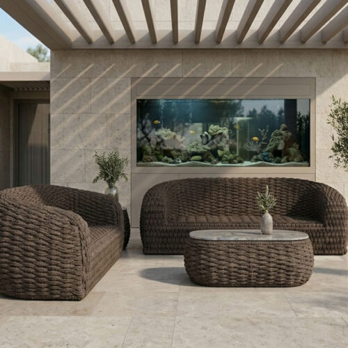 outdoor sofa for luxury hotels and resorts tabarka two seater