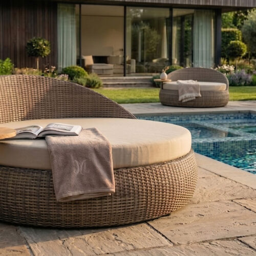 round daybed for luxury hotels outdoor furniture dala