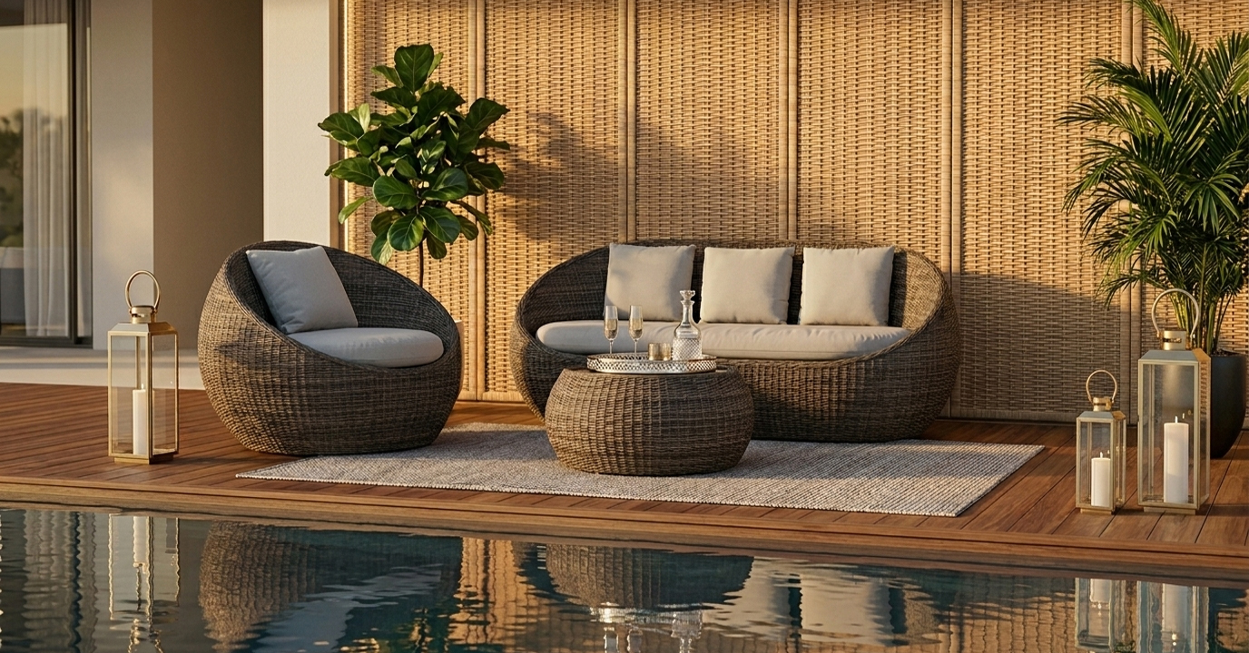 garden sofa for hotel and resort outdoor furniture coco 3 seater