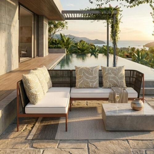 modern sofa suites for villa and resort outdoors el savator