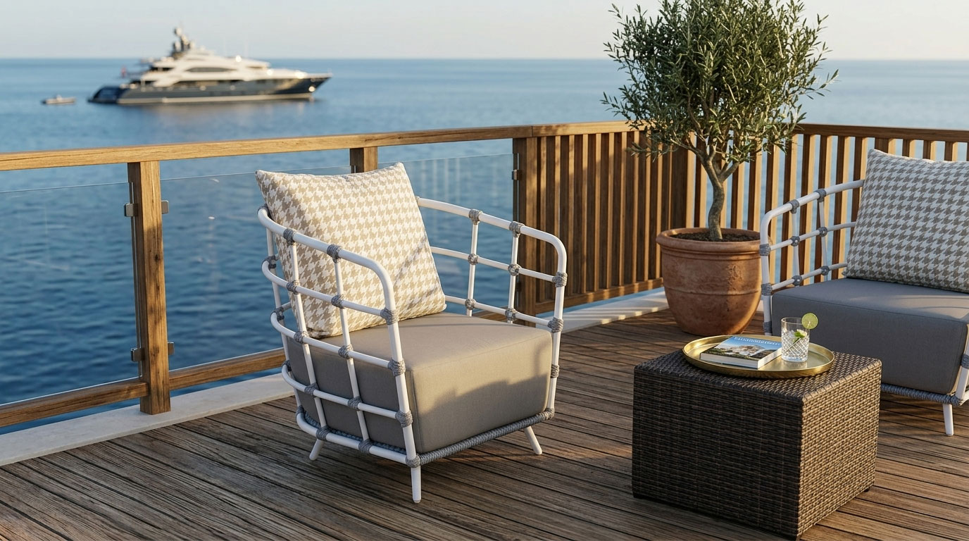 modern patio sofa single for luxury resorts and villas romanza