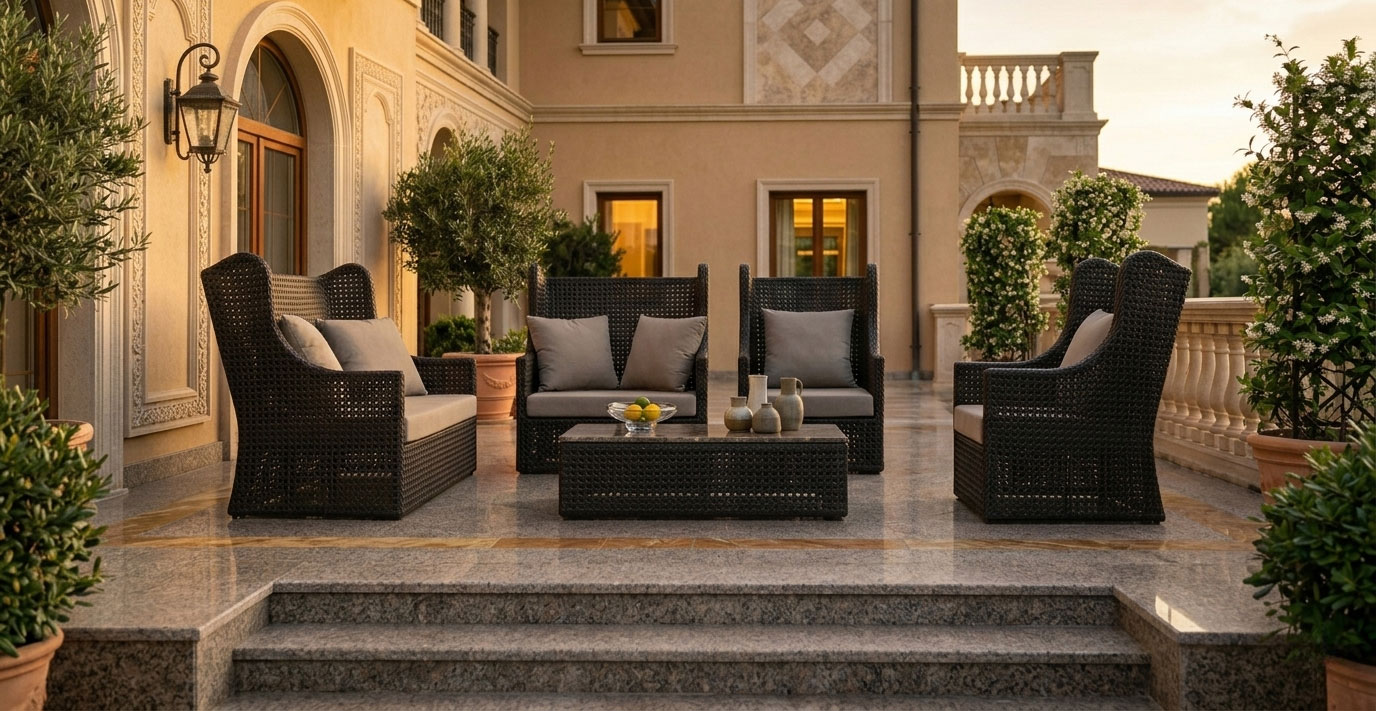 wicker lounge sofa single for hotels outdoor furniture salimos