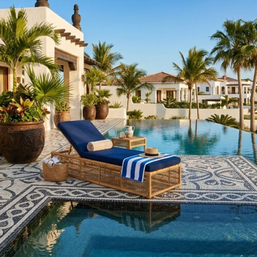 rattan sunbed for hotels and resorts swimming pool sasora