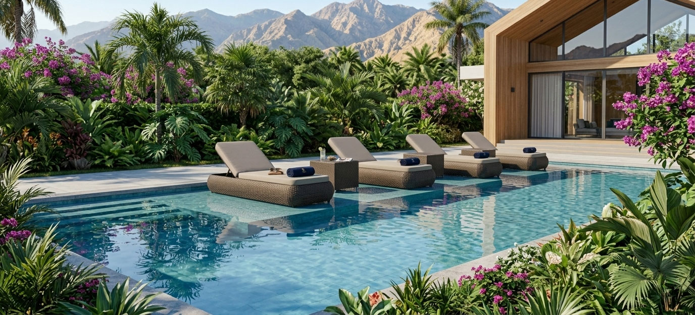premium wicker sunbed for resorts outdoor furniture tabarka sr