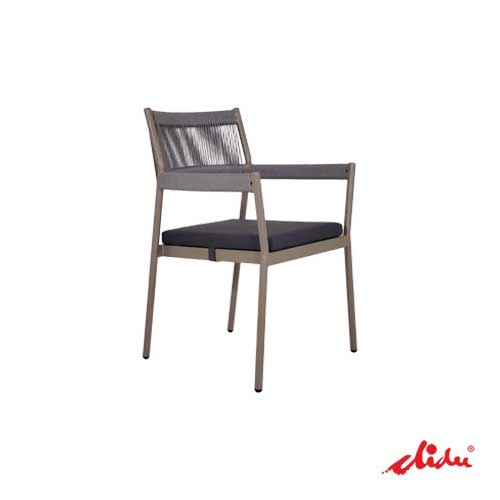 rope armchair for hotels restaurant dining set lounge hillario