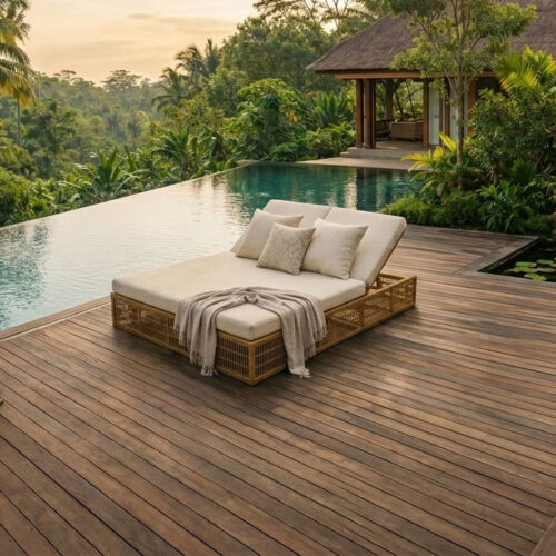 twin sun lounger sunbed for hotels outdoor furniture sasora